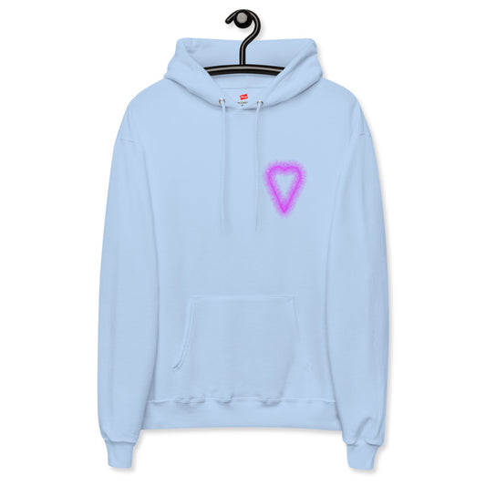 A Heart Made of Code (Pink) Hoodie: Black, White, Light Blue, Grey, Pink